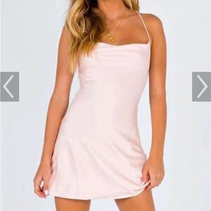 Princess Polly Elegant Pink Spaghetti Strap Dress